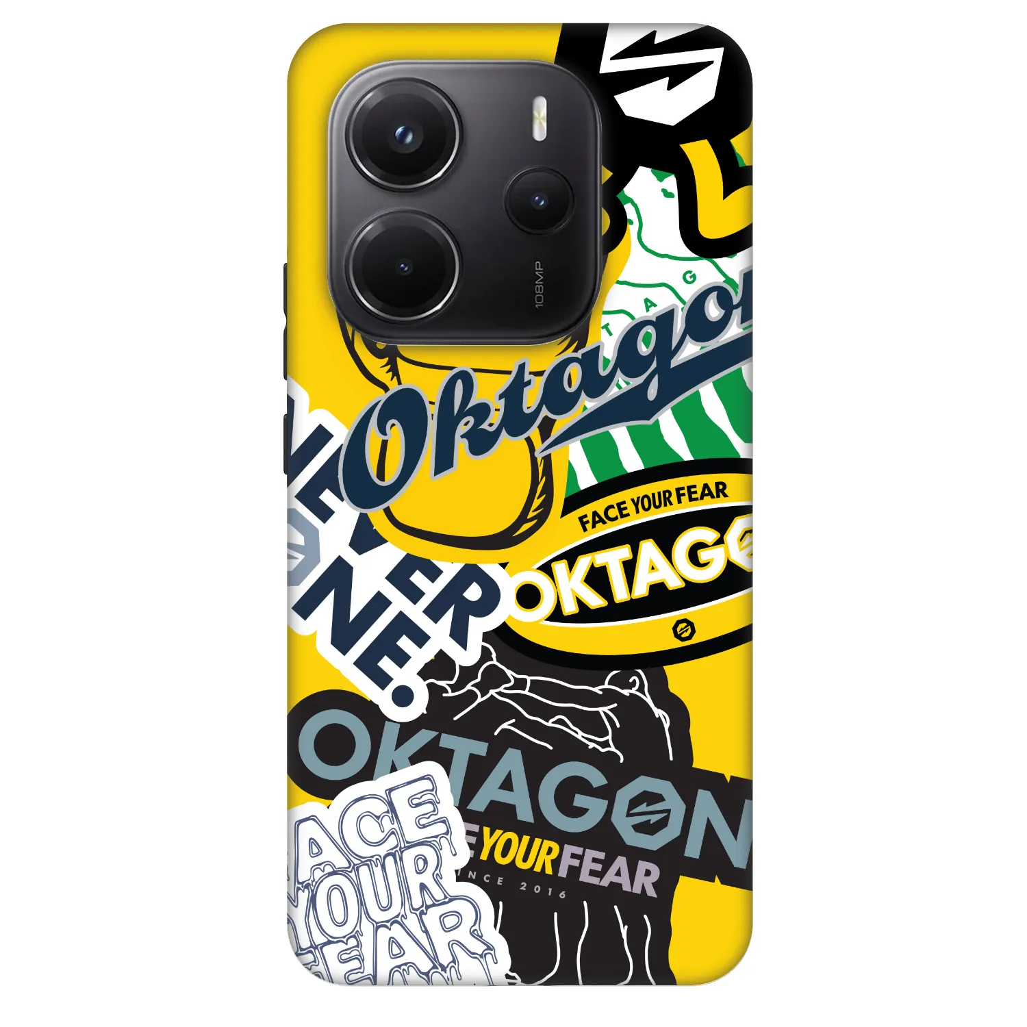 Picasee Fashion Case Xiaomi Redmi Note 14 5G - OKTAGON - Logo Archive