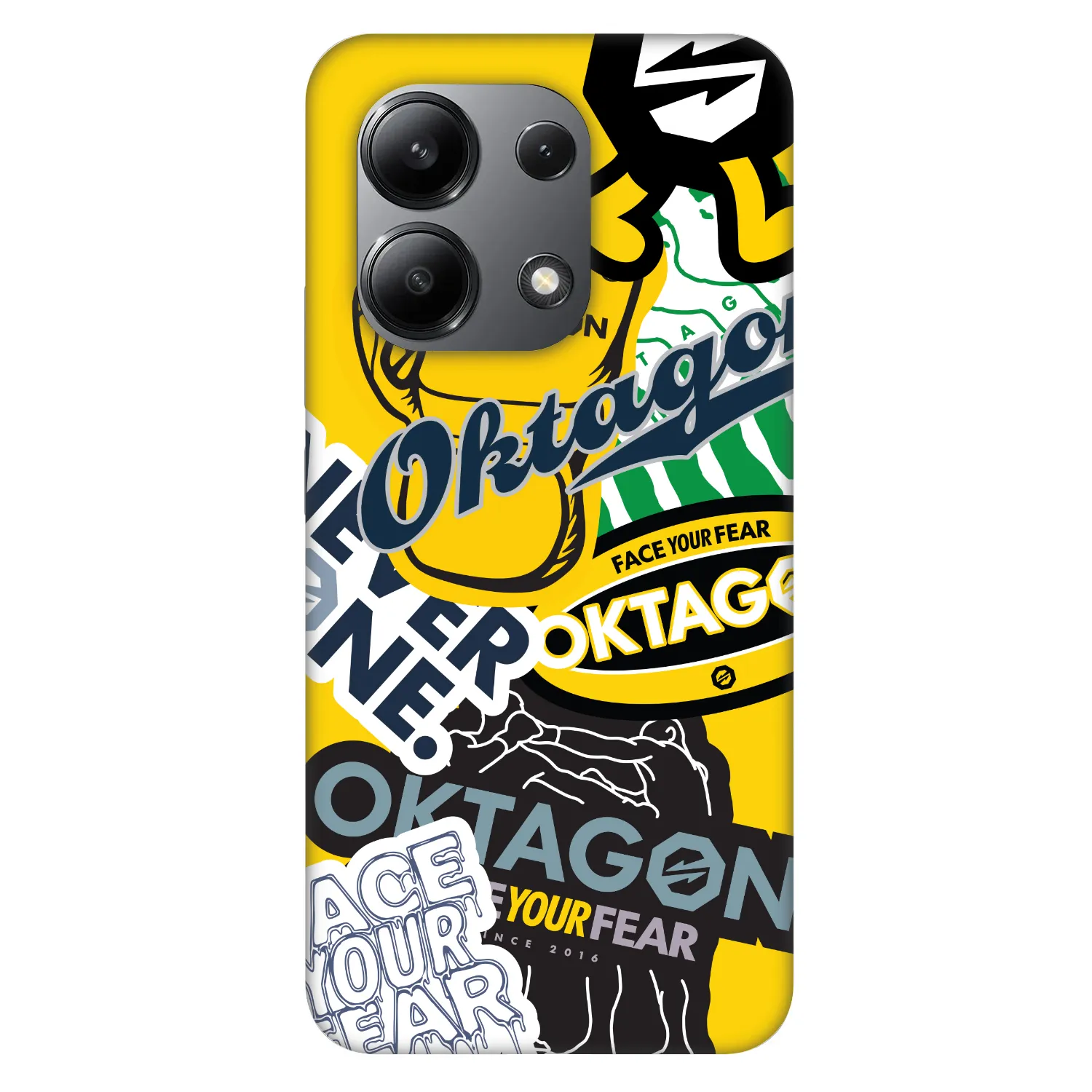 Picasee Fashion Case Xiaomi Redmi Note 13 4G - OKTAGON - Logo Archive