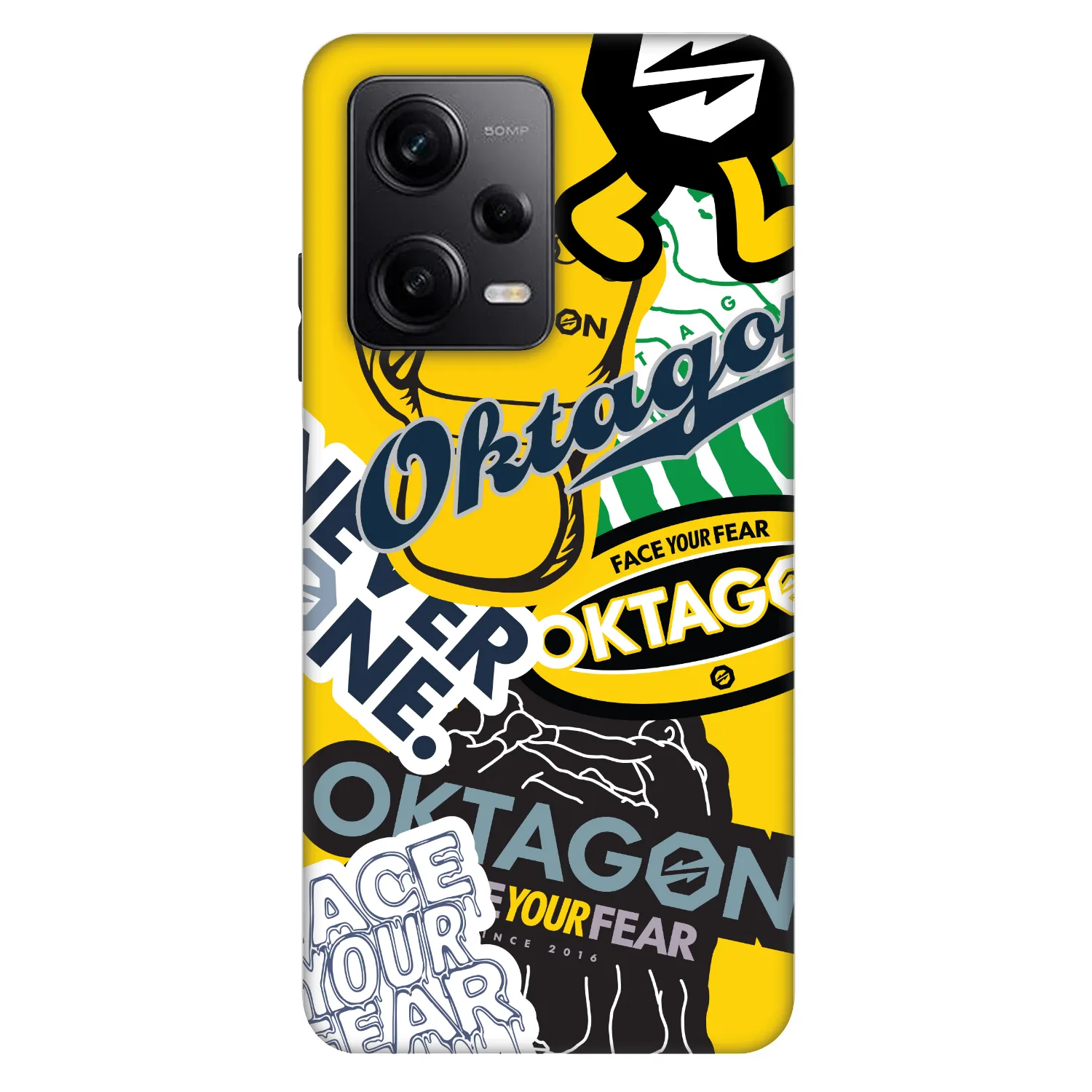 Picasee Fashion Case Xiaomi Redmi Note 12 Pro+ 5G - OKTAGON - Logo Archive