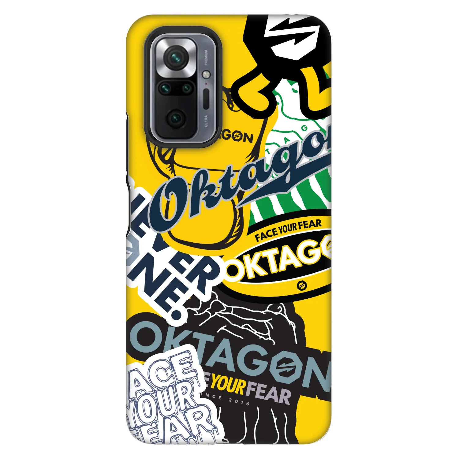 Picasee Fashion Case Xiaomi Redmi Note 10 Pro - OKTAGON - Logo Archive