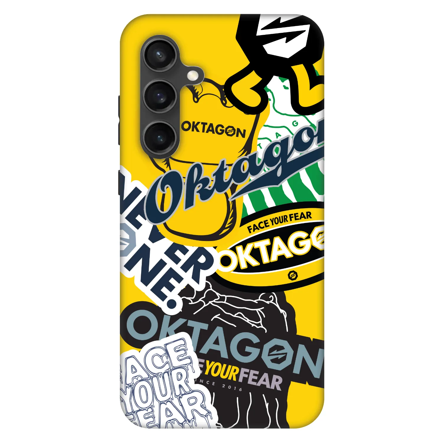 Picasee Fashion Case Samsung Galaxy S24 FE S721B - OKTAGON - Logo Archive