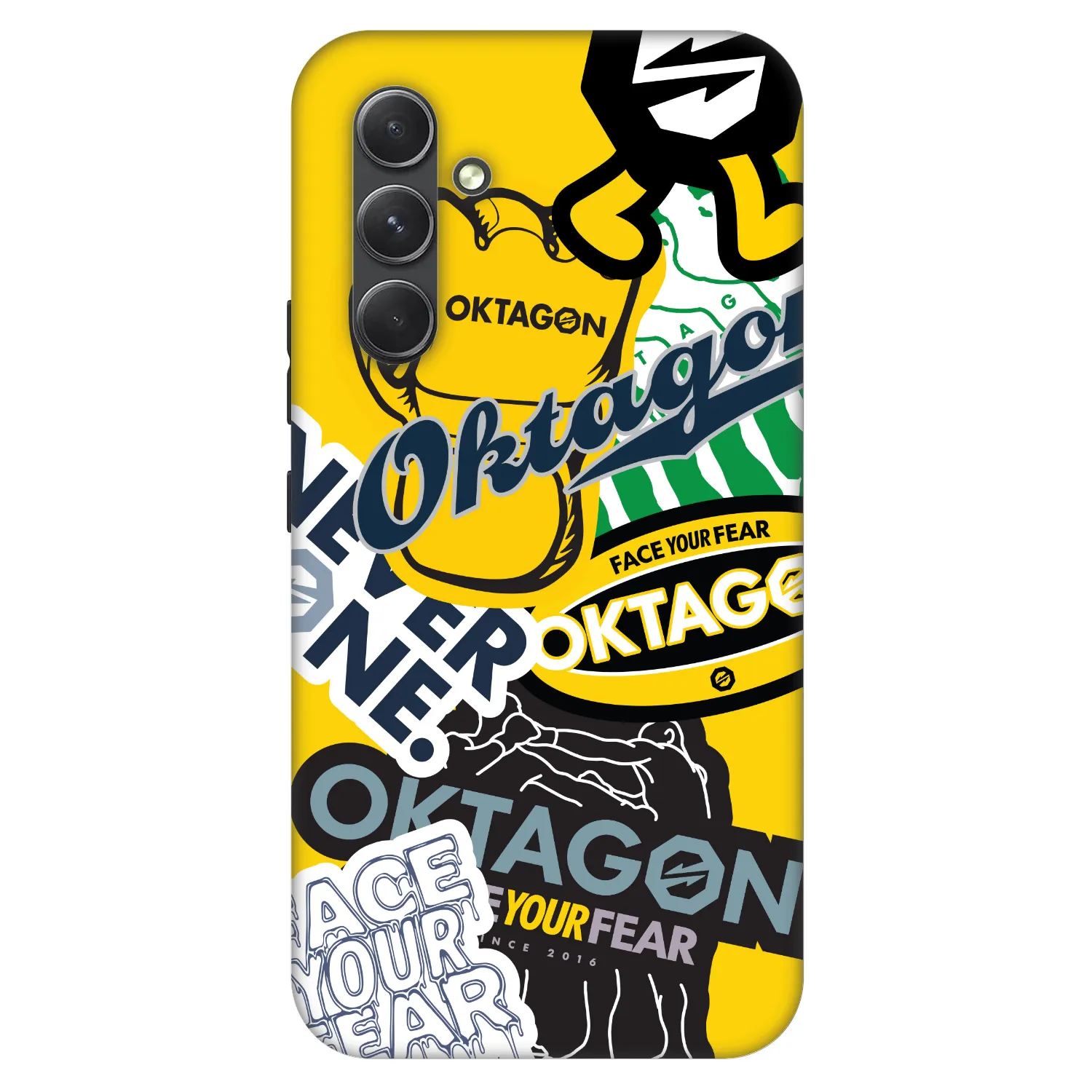 Picasee Fashion Case Samsung Galaxy A54 5G A546B - OKTAGON - Logo Archive