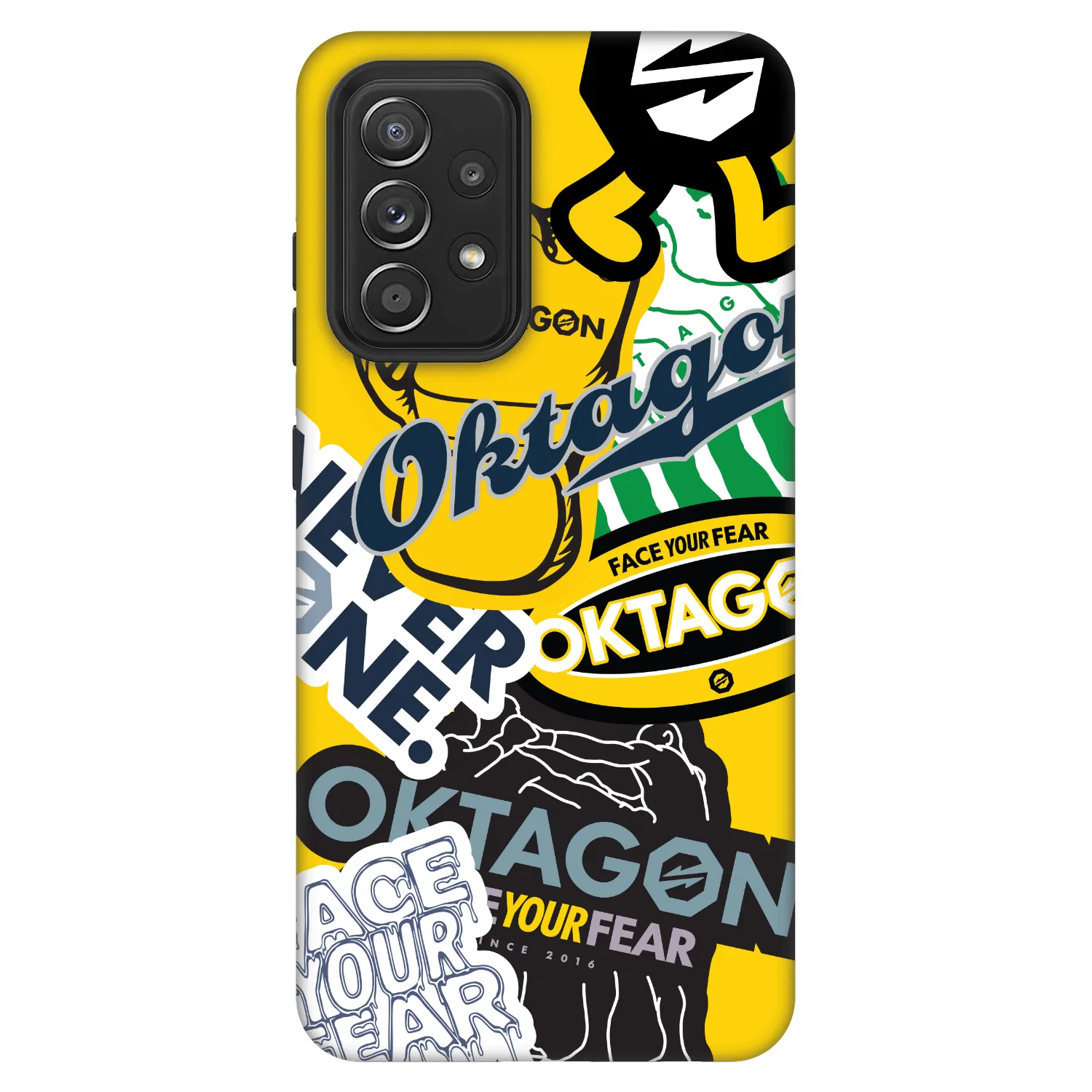 Picasee Fashion Case Samsung Galaxy A52 5G A525F - OKTAGON - Logo Archive