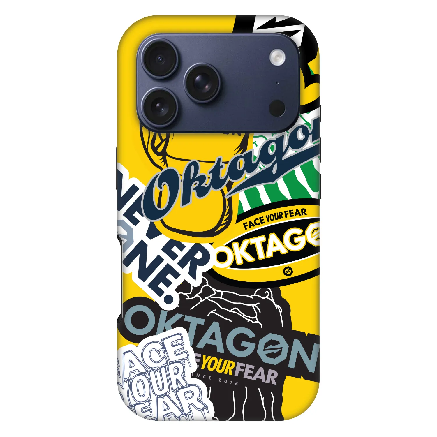 Picasee Fashion Case MagSafe Apple iPhone 17 Pro - OKTAGON - Logo Archive