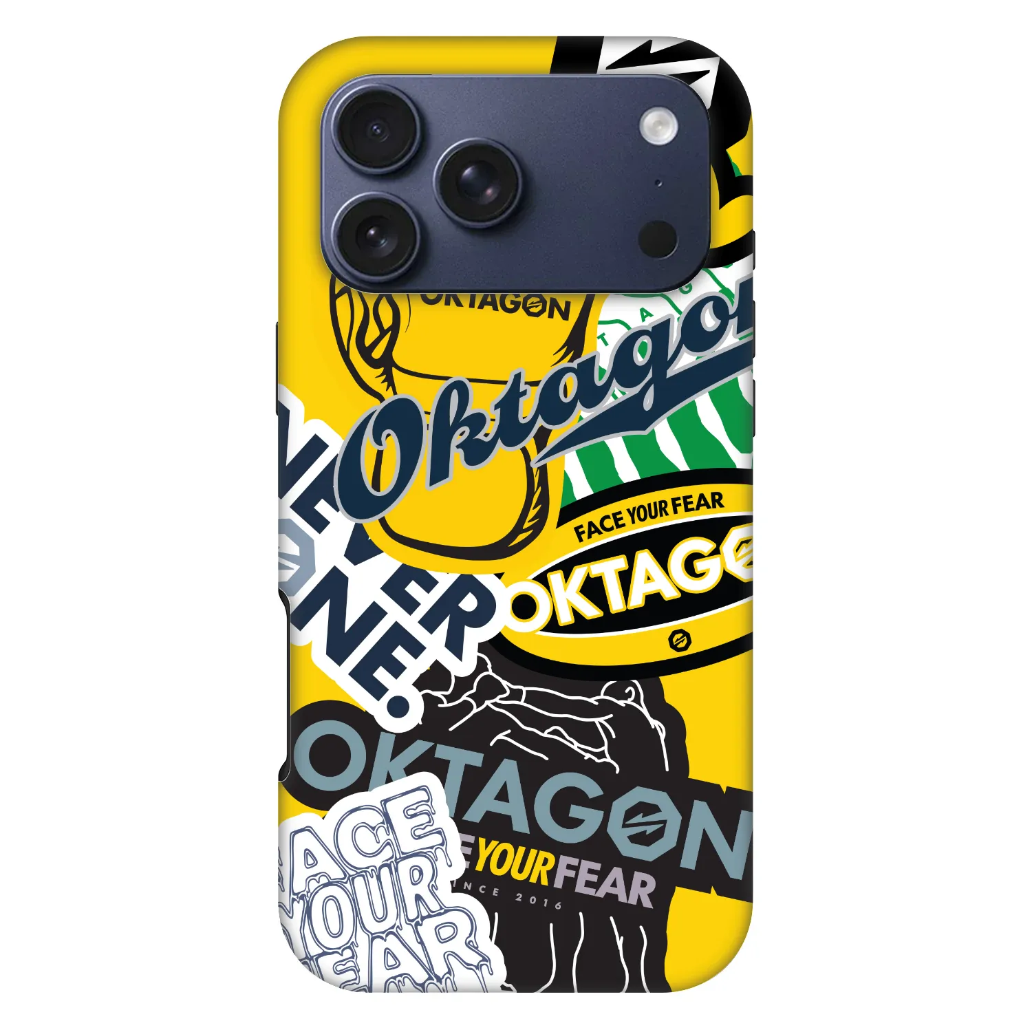 Picasee Fashion Case MagSafe Apple iPhone 17 Pro Max - OKTAGON - Logo Archive