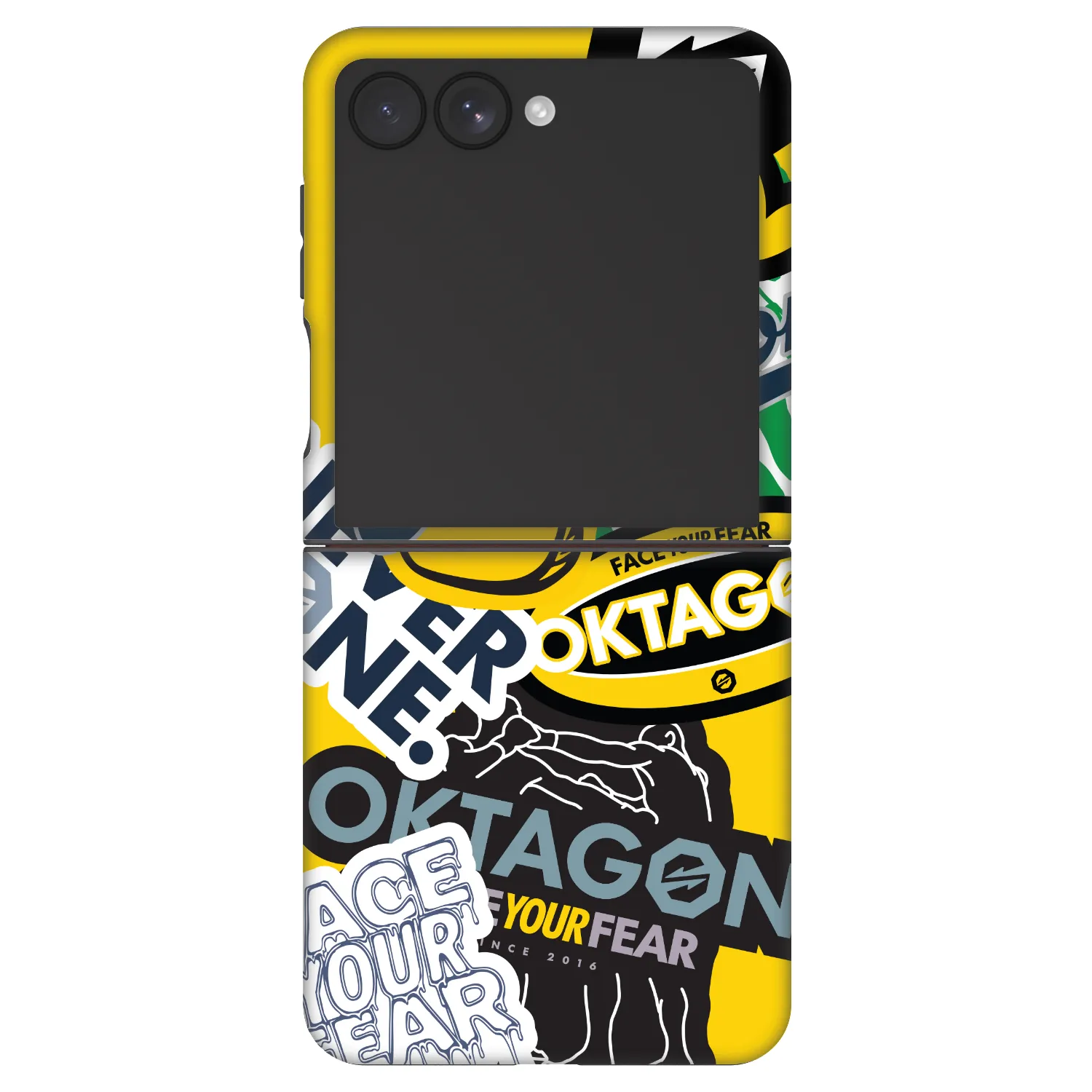 Picasee Fashion Case Samsung Galaxy Z Flip7 5G - OKTAGON - Logo Archive