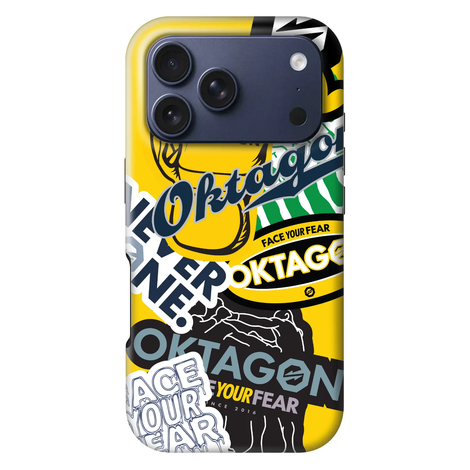 Picasee Fashion Case MagSafe Apple iPhone 18 Pro - OKTAGON - Logo Archive