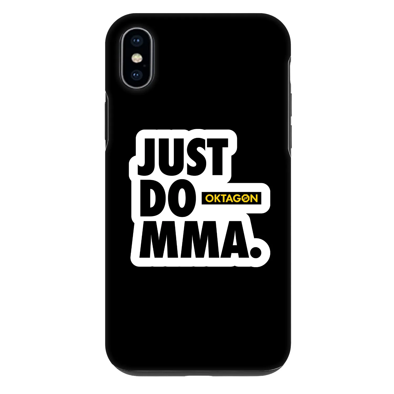 Picasee Fashion Case Apple iPhone XS Max - OKTAGON - Just Do MMA