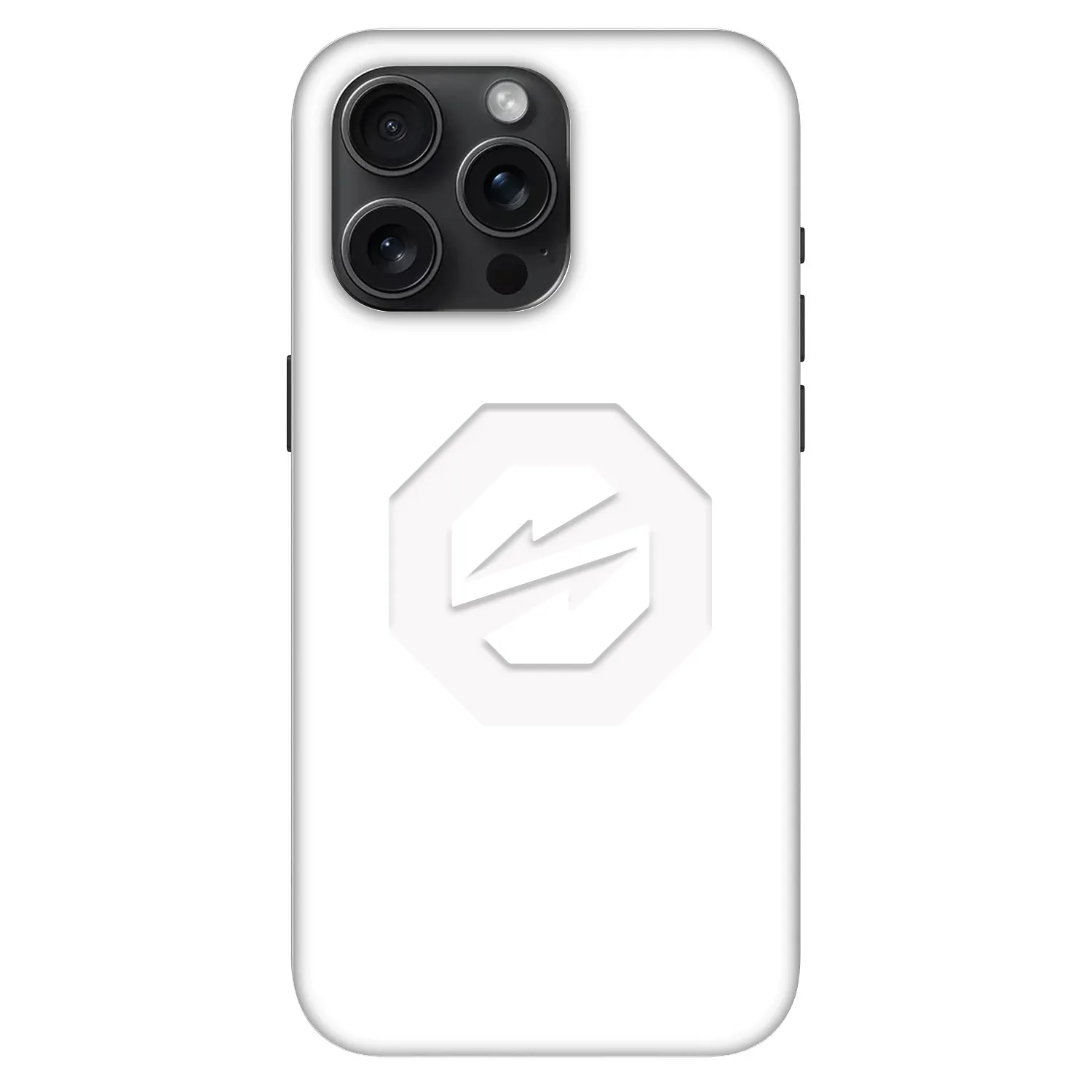 Picasee Fashion Case MagSafe Apple iPhone 15 Pro Max - OKTAGON - Ghost Logo