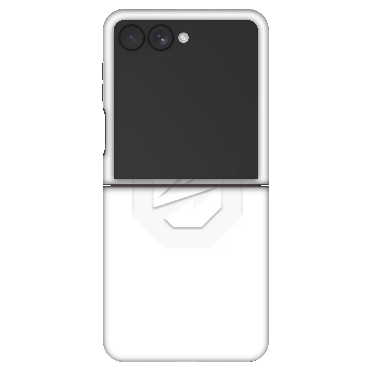 Picasee Fashion Case Samsung Galaxy Z Flip7 5G - OKTAGON - Ghost Logo