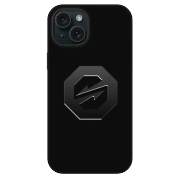 Szilikon tok erre a típusra Apple iPhone 15 - OKTAGON - Stealth Logo