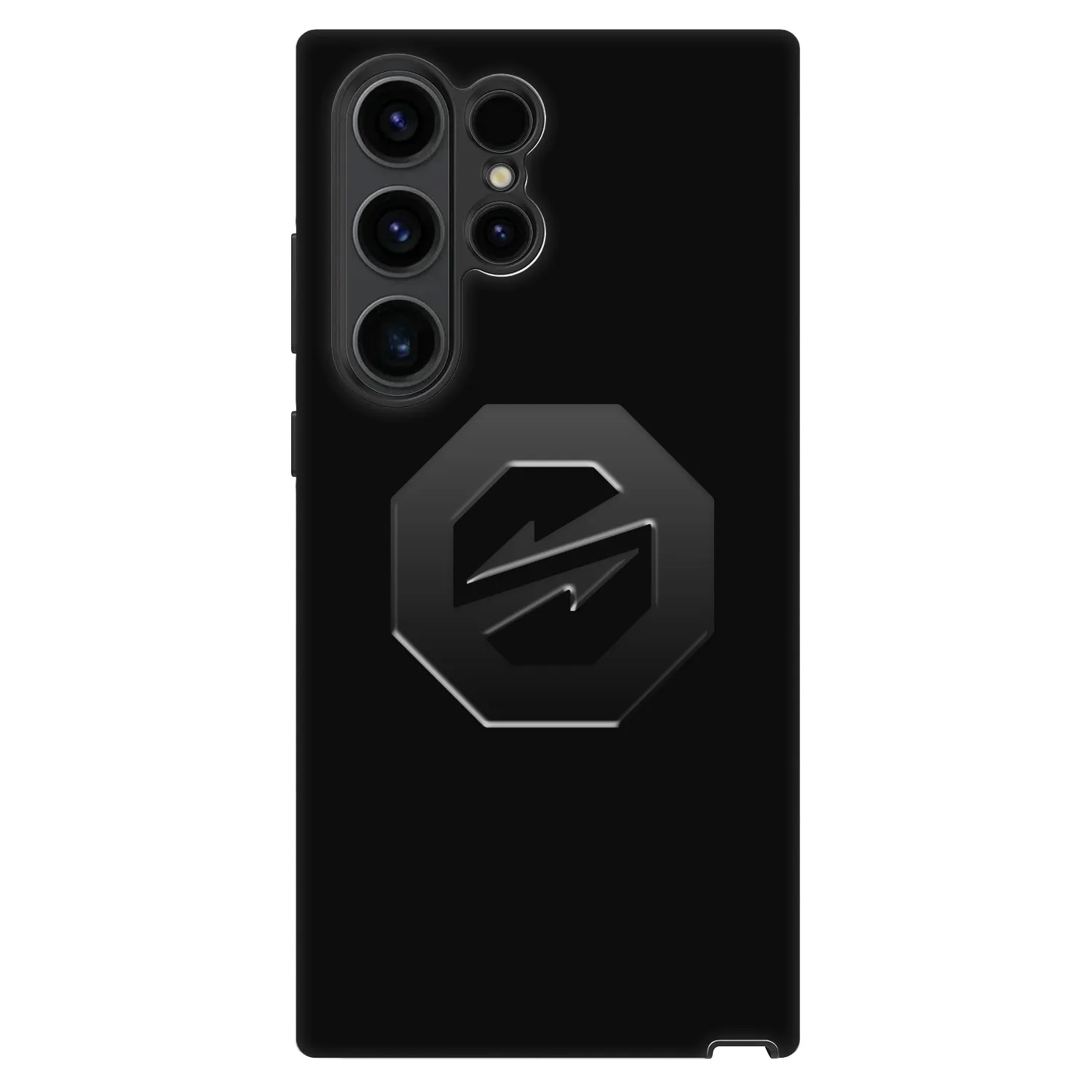 Picasee Fashion Case Samsung Galaxy S22 Ultra 5G - OKTAGON - Stealth Logo