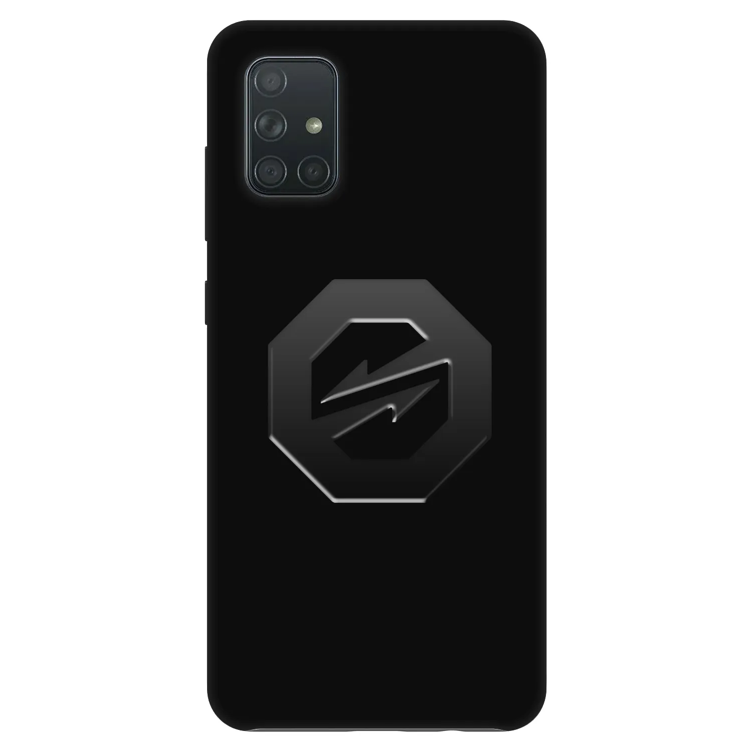 Picasee Fashion Case Samsung Galaxy A71 A715F - OKTAGON - Stealth Logo