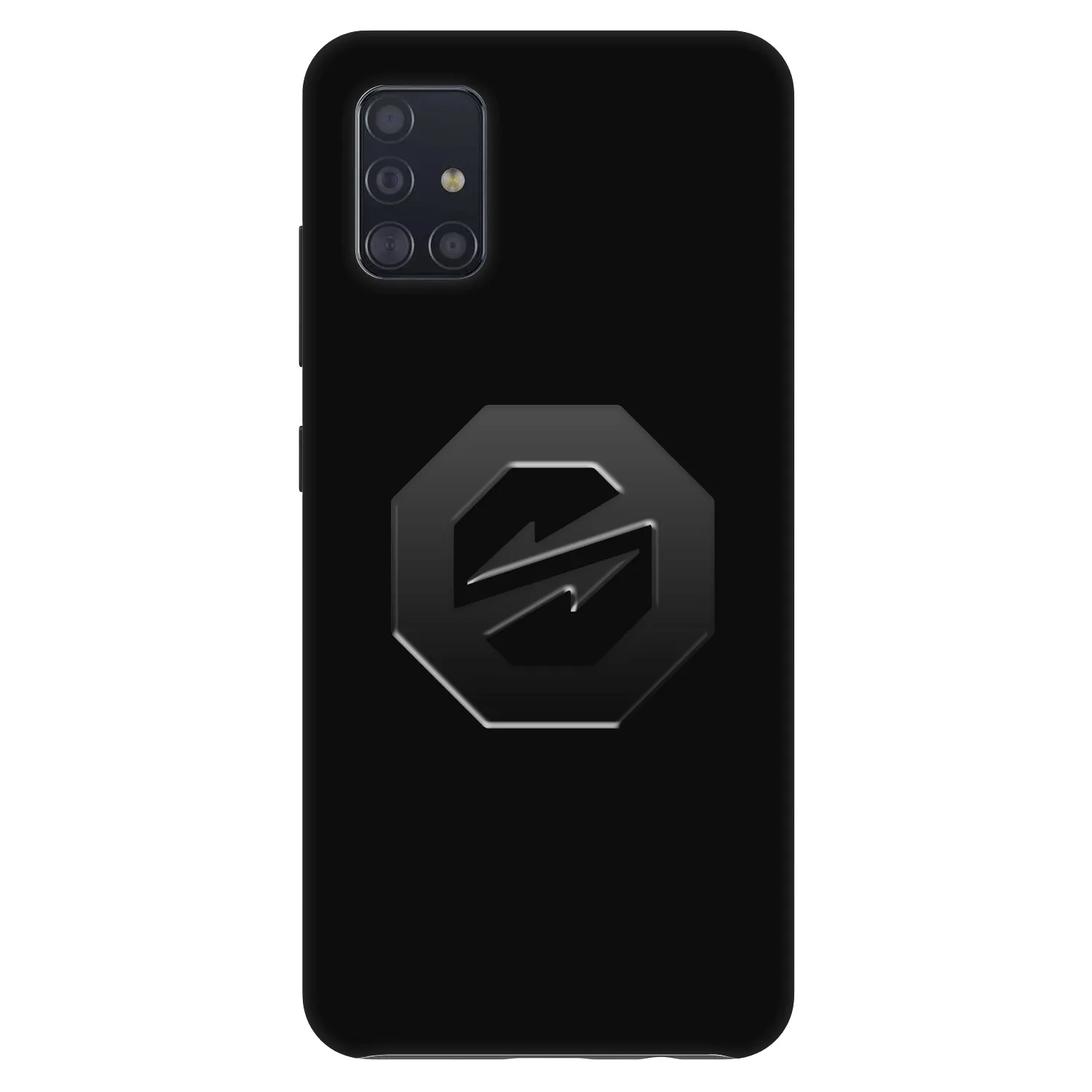 Picasee Fashion Case Samsung Galaxy A51 A515F - OKTAGON - Stealth Logo