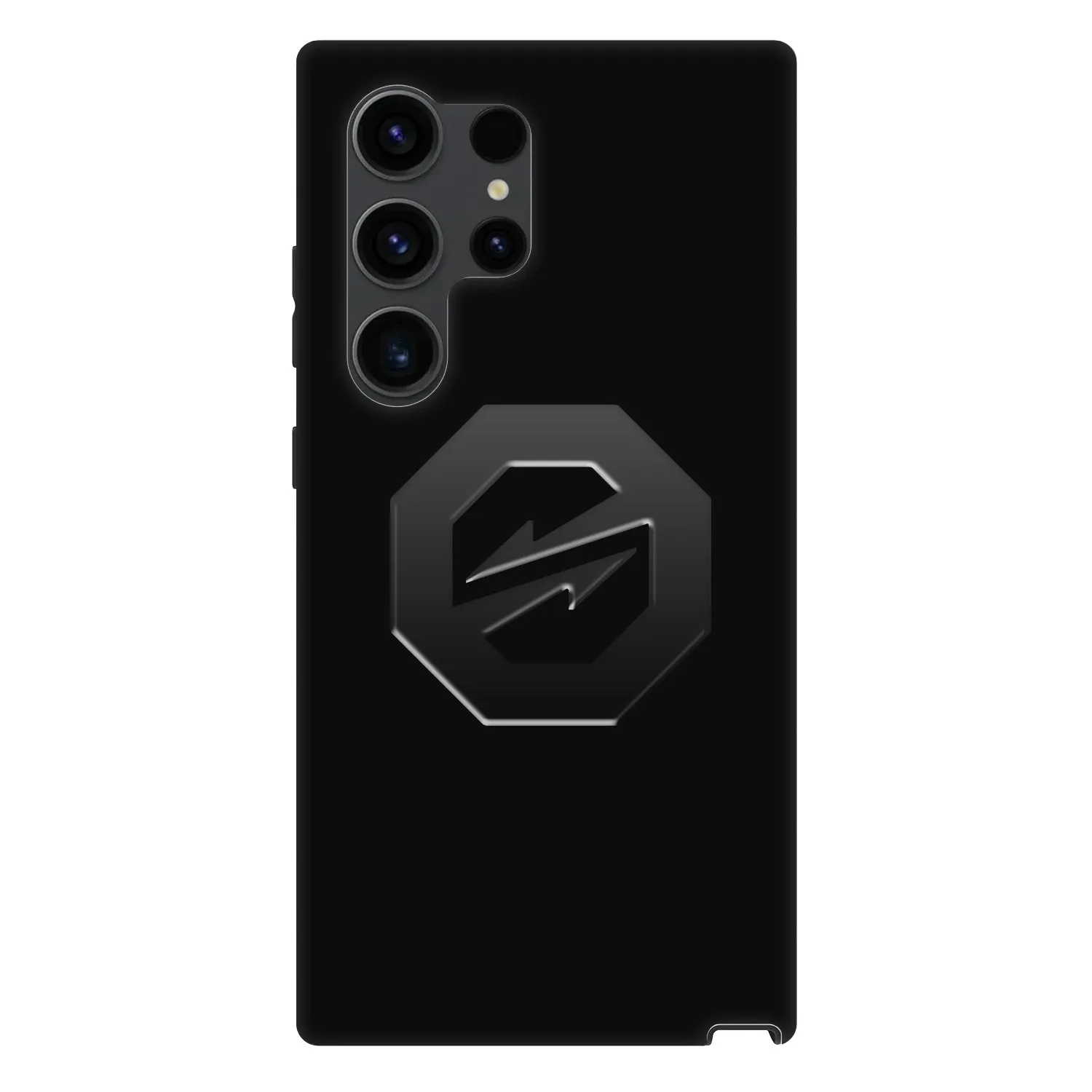 Picasee Fashion Case PowerShare pro Samsung Galaxy S24 Ultra S928B 5G - OKTAGON - Stealth Logo