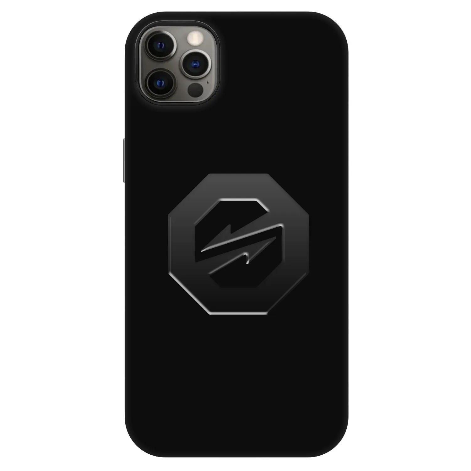 Picasee Fashion Case MagSafe Apple iPhone 12 Pro Max - OKTAGON - Stealth Logo