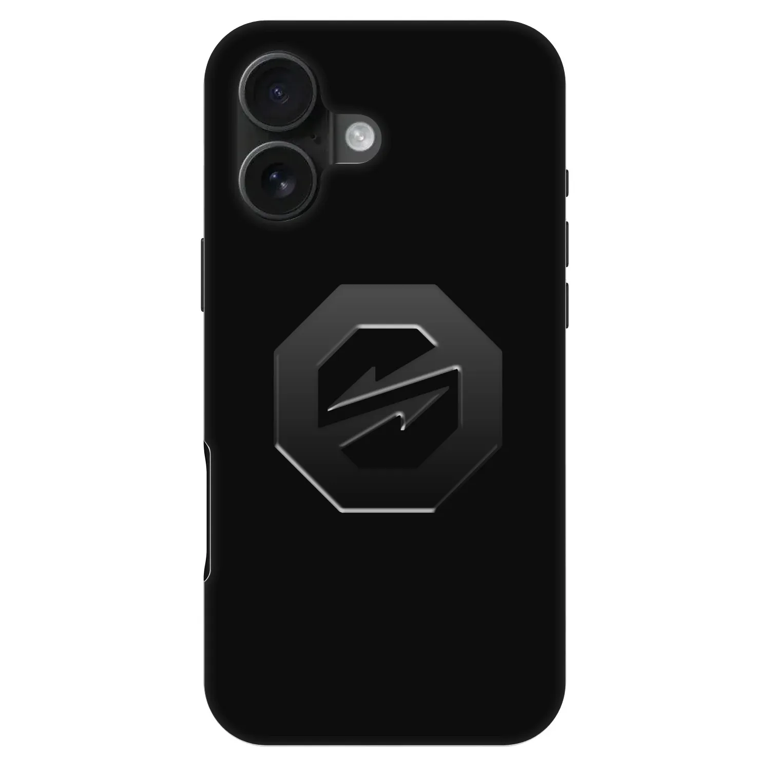 Picasee Fashion Case MagSafe Apple iPhone 16 - OKTAGON - Stealth Logo