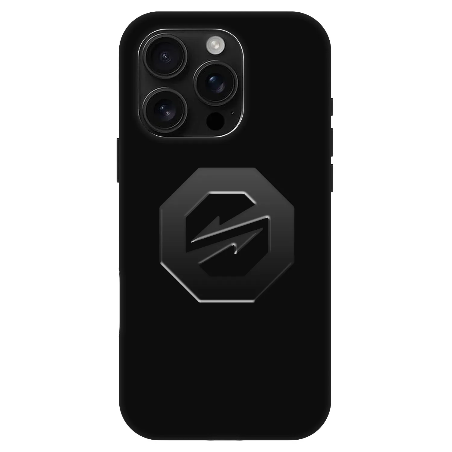 Picasee Fashion Case MagSafe Apple iPhone 16 Pro - OKTAGON - Stealth Logo