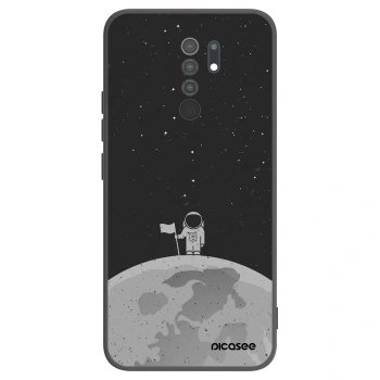 Picasee fekete szilikon tok az alábbi mobiltelefonokra Xiaomi Redmi 9 - Astronaut