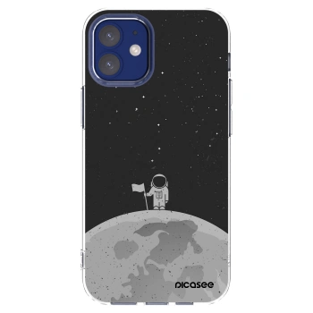 Picasee átlátszó szilikon tok az alábbi mobiltelefonokra Apple iPhone 12 mini - Astronaut