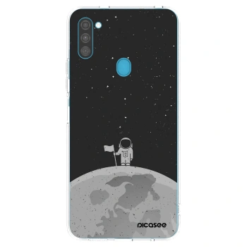 Picasee átlátszó szilikon tok az alábbi mobiltelefonokra Samsung Galaxy M11 - Astronaut