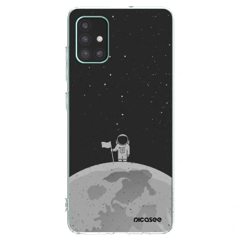 Picasee átlátszó szilikon tok az alábbi mobiltelefonokra Samsung Galaxy M51 M515F - Astronaut