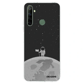 Picasee átlátszó szilikon tok az alábbi mobiltelefonokra Realme 6i - Astronaut