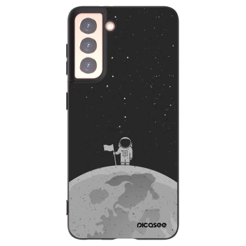 Picasee fekete szilikon tok az alábbi mobiltelefonokra Samsung Galaxy S21 5G G991B - Astronaut