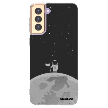 Picasee átlátszó szilikon tok az alábbi mobiltelefonokra Samsung Galaxy S21+ 5G G996F - Astronaut