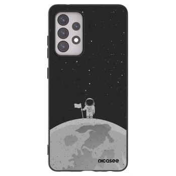 Picasee fekete szilikon tok az alábbi mobiltelefonokra Samsung Galaxy A52 5G A525F - Astronaut