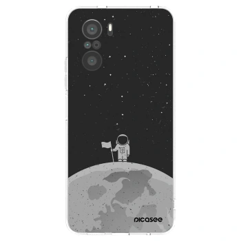 Picasee átlátszó szilikon tok az alábbi mobiltelefonokra Xiaomi Poco F3 - Astronaut