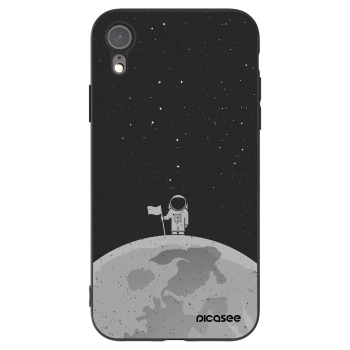 Picasee fekete szilikon tok az alábbi mobiltelefonokra Apple iPhone XR - Astronaut