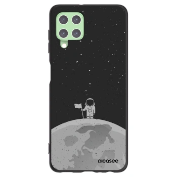 Picasee fekete szilikon tok az alábbi mobiltelefonokra Samsung Galaxy A22 A225F 4G - Astronaut