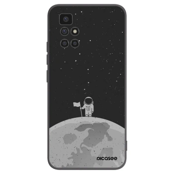 Picasee fekete szilikon tok az alábbi mobiltelefonokra Xiaomi Redmi 10 - Astronaut