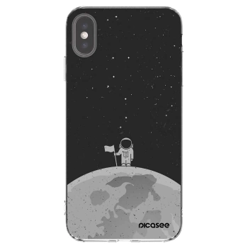 Picasee átlátszó szilikon tok az alábbi mobiltelefonokra Apple iPhone XS Max - Astronaut