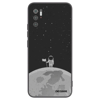 Picasee fekete szilikon tok az alábbi mobiltelefonokra Xiaomi Poco M3 Pro 5G - Astronaut