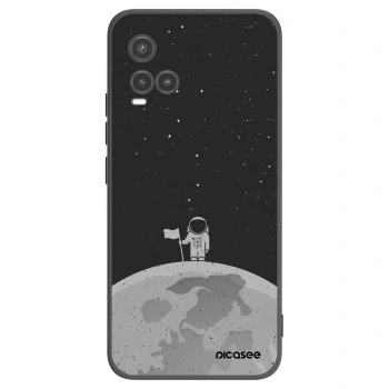 Picasee fekete szilikon tok az alábbi mobiltelefonokra Vivo Y33s - Astronaut