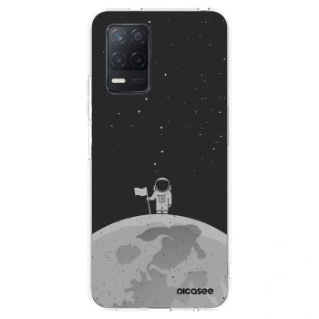 Picasee átlátszó szilikon tok az alábbi mobiltelefonokra Realme 8 5G - Astronaut