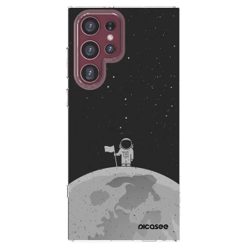 Picasee átlátszó szilikon tok az alábbi mobiltelefonokra Samsung Galaxy S22 Ultra 5G - Astronaut