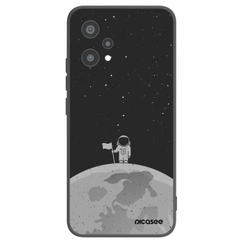 Picasee fekete szilikon tok az alábbi mobiltelefonokra Realme 9 Pro 5G - Astronaut
