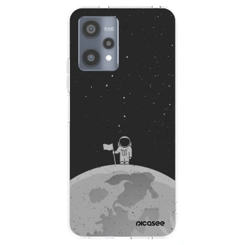 Picasee átlátszó szilikon tok az alábbi mobiltelefonokra Realme 9 Pro 5G - Astronaut