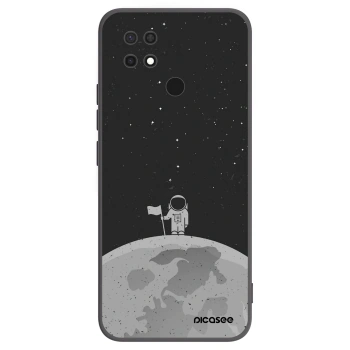 Picasee fekete szilikon tok az alábbi mobiltelefonokra Xiaomi Redmi 10C - Astronaut