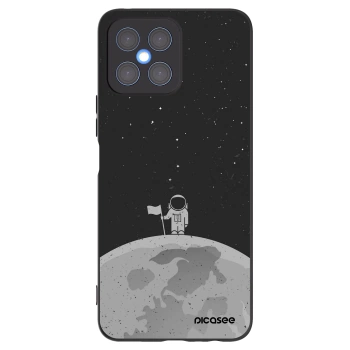Picasee fekete szilikon tok az alábbi mobiltelefonokra Honor X8 4G - Astronaut