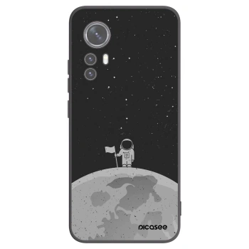 Picasee fekete szilikon tok az alábbi mobiltelefonokra Xiaomi 12X - Astronaut