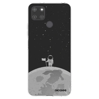 Picasee átlátszó szilikon tok az alábbi mobiltelefonokra Realme C21Y - Astronaut