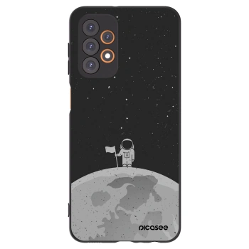 Picasee fekete szilikon tok az alábbi mobiltelefonokra Samsung Galaxy A23 A235F 4G - Astronaut