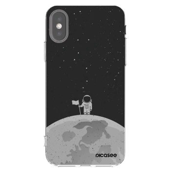 Picasee átlátszó szilikon tok az alábbi mobiltelefonokra Apple iPhone X/XS - Astronaut