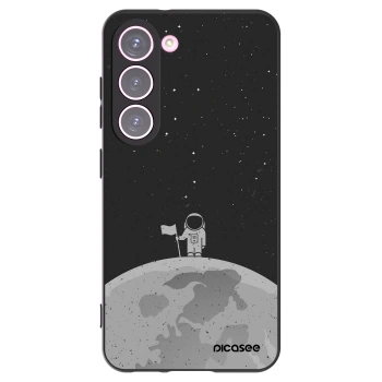 Picasee fekete szilikon tok az alábbi mobiltelefonokra Samsung Galaxy S23 5G - Astronaut