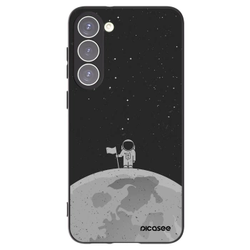 Picasee fekete szilikon tok az alábbi mobiltelefonokra Samsung Galaxy S23+ 5G - Astronaut