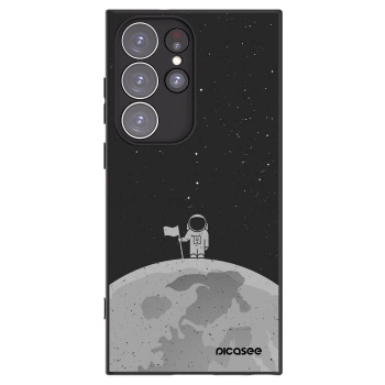 Picasee fekete szilikon tok az alábbi mobiltelefonokra Samsung Galaxy S23 Ultra 5G - Astronaut